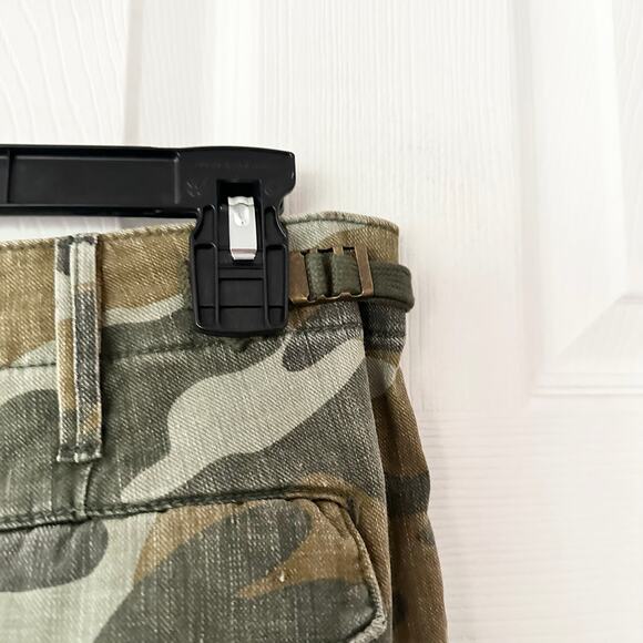 Mother Green Camo The Sir Yes Sir Utility Cargo Pants Finding Stretch Pants 26 - Picture 7 of 12